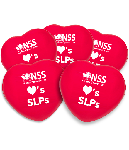 NSS Heart-Shaped Stress Balls 5-Pack